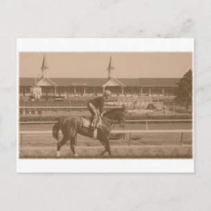 Historic Horse Racing Postcard