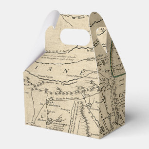 Historic Illinois Map of 1718 Favour Box