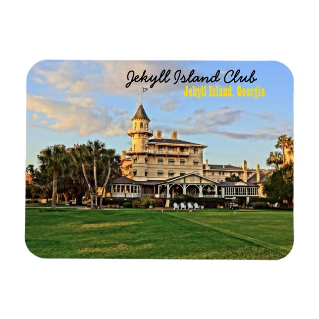 Historic Jekyll Island Club in Georgia Lowcountry Magnet (Horizontal)