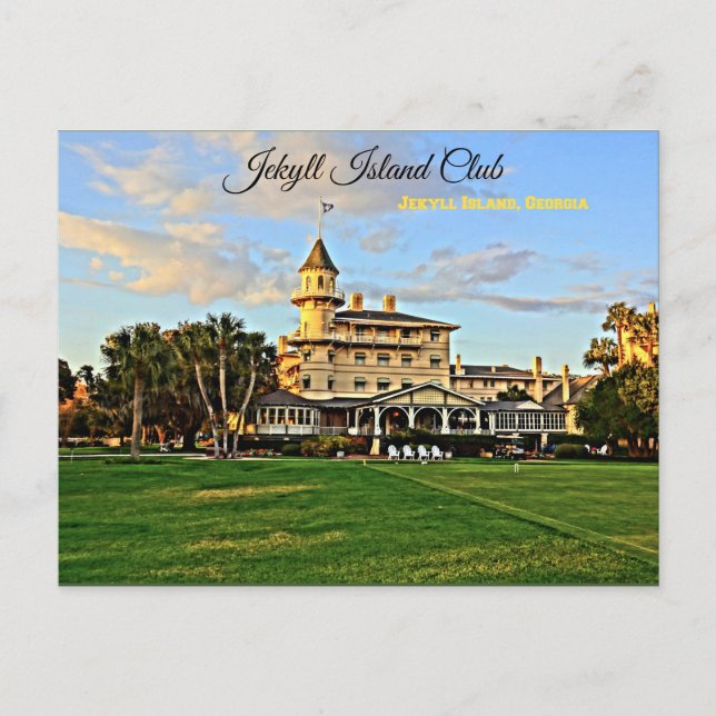 Historic Jekyll Island Club Jekyll Island Georgia Postcard (Front)