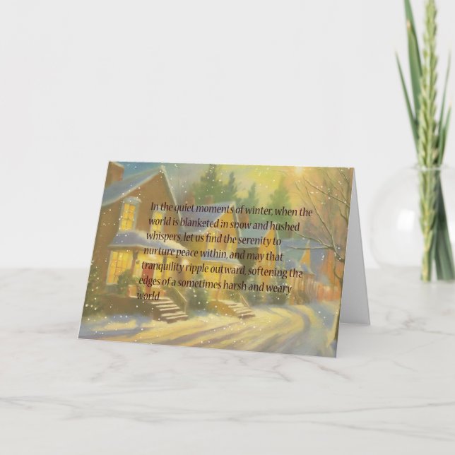 Historic Marianna Coal Patch Houses – A Glimpse in Thank You Card (Front)