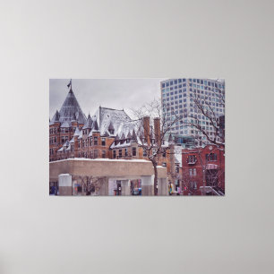 Historic Montreal Fine Art Canvas Print