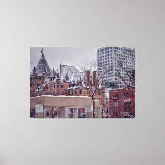 Historic Montreal Fine Art Canvas Print