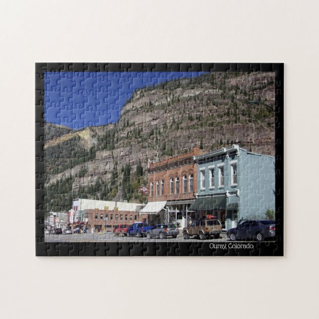 Historic Mountain Town of Ouray Colorado Jigsaw Puzzle (Horizontal)