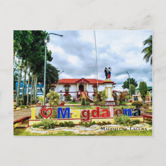 Historic Municipal Hall of Magdalena in Laguna Postcard