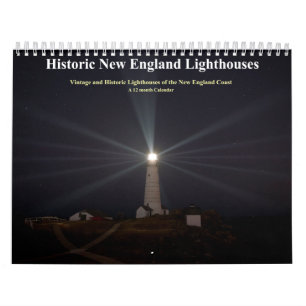 Historic New England Lighthouses Calendar