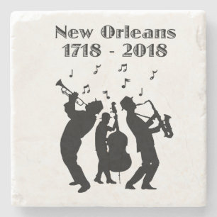 Historic New Orleans Tricentennial Stone Coaster