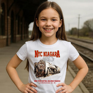 Historic NYC Niagara Train Steam Locomotive T-Shirt