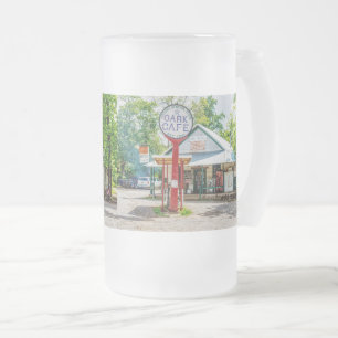Historic Oark General Store Frosted Glass Beer Mug