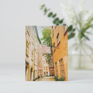 Historic old town, Gamla Stan, Stockholm, Sweden Holiday Postcard
