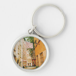 Historic old town, Gamla Stan, Stockholm, Sweden Key Ring