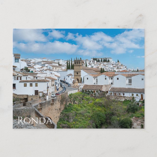 Historic old town in Ronda Andalusia, Spain Postcard (Front)