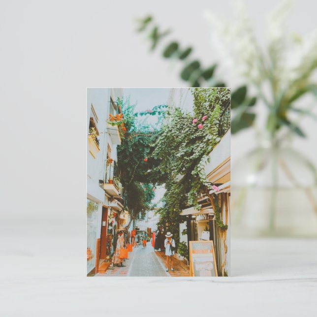 Historic old town Marbella  Postcard (Standing Front)