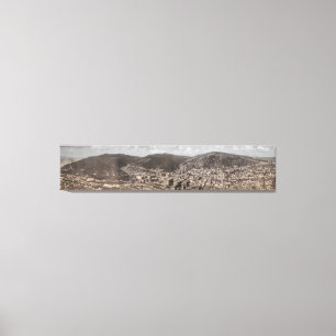 Historic Panorama of DEADWOOD South Dakota 1902 Canvas Print