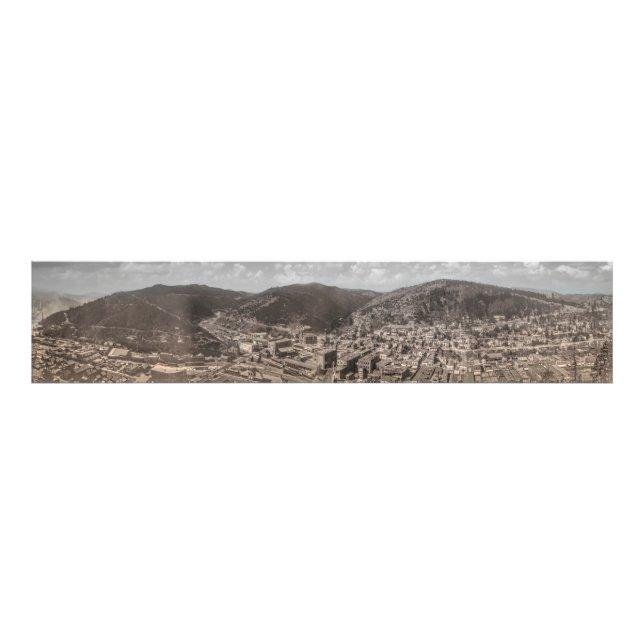 Historic Panorama of DEADWOOD South Dakota 1902 Photo Print (Front)