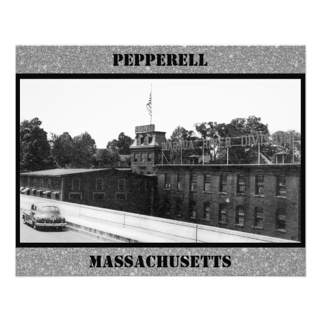 Historic Paper Mill in Pepperell Massachusetts Photo Print (Front)