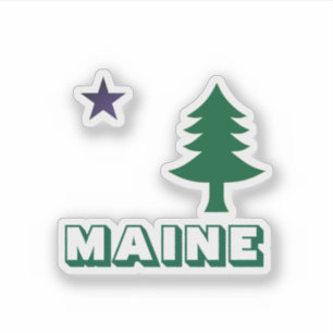 Historic Pine Tree Flag of Maine (1901–1909)