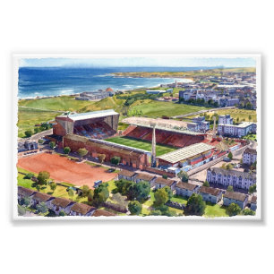 Historic Pittodrie Stadium Aberdeen Photo Print