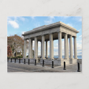 Historic Plymouth Rock canopy - postcard
