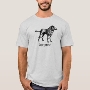 Historic poodle t-shirt