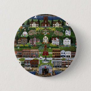 Historic Port Townsend, Washington 6 Cm Round Badge