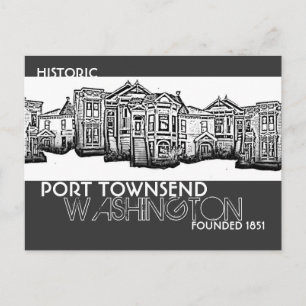 Historic Port Townsend Washington postcard