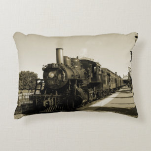 Historic Railroad Decorative Cushion