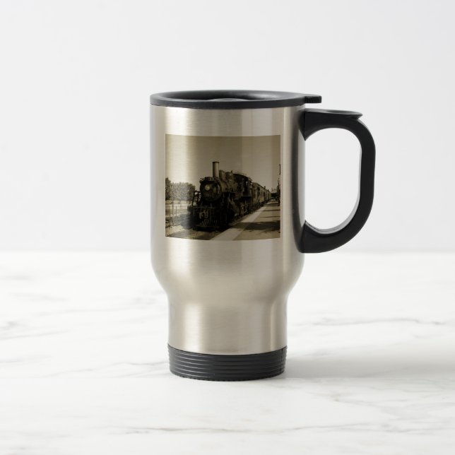 Historic Railroad Travel Mug (Right)