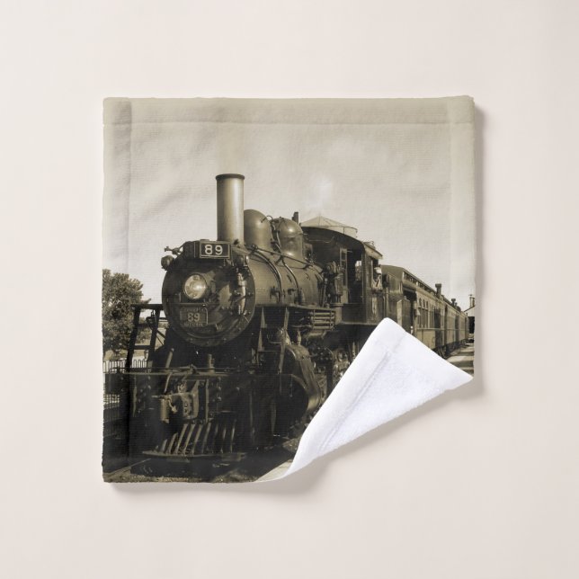 Historic Railroad Wash Cloth (Wash Cloth)