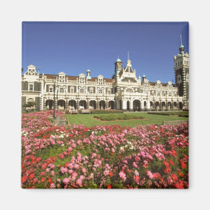 Historic Railway Station, Dunedin, New Zealand Magnet