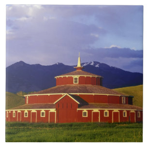 Historic Round Barn at Twin Bridges Montana Tile