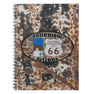 Historic Route 66 ~ Bellemonte, Arizona Notebook