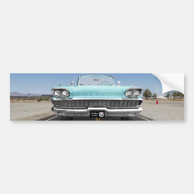 Historic Route 66 Centennial Bumper Sticker (Front)