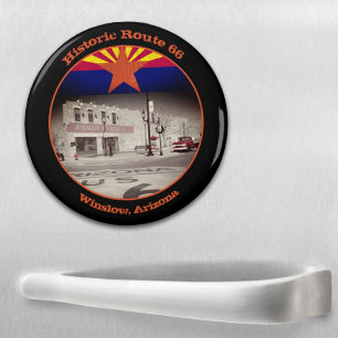 Historic Route 66 Destination Winslow Arizona  Magnet
