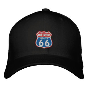 Historic Route 66 Embroidered Hat