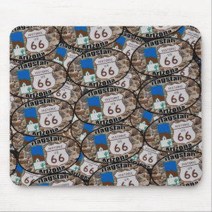 Historic Route 66 ~ Flagstaff, Arizona Mouse Mat