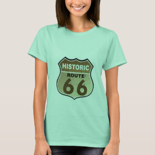 Historic Route 66  Highway Sign T-Shirt