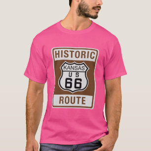 Historic Route 66 Kansas T-Shirt