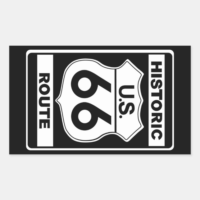 Historic Route 66 Stickers (Front)