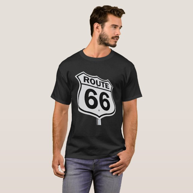 Historic Route 66 T-shirt (Front Full)