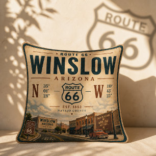Historic Route 66 Winslow Comfort Cushion