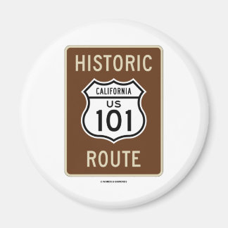 Historic Route US 101 California (Sign) Magnet