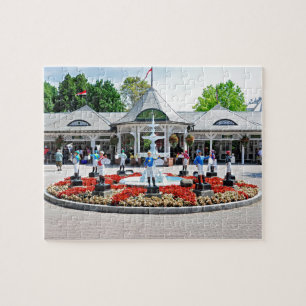 Historic Saratoga 150 on Opening Day Jigsaw Puzzle