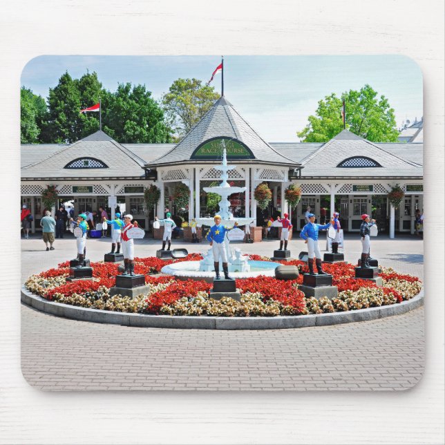 Historic Saratoga 150 on Opening Day Mouse Mat (Front)