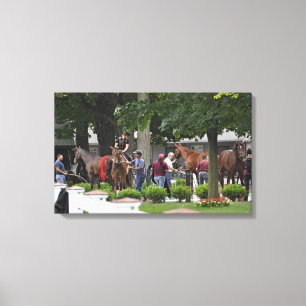 Historic Saratoga Race Course "Phipps Stables" Canvas Print