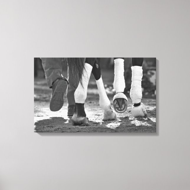 Historic Saratoga Race Course-Step Nicely Canvas Print (Front)