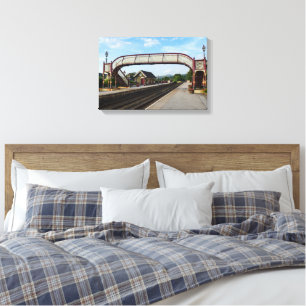 Historic Settle Railway Station, Yorkshire Canvas Print