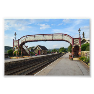 Historic Settle Railway Station, Yorkshire Photo Print