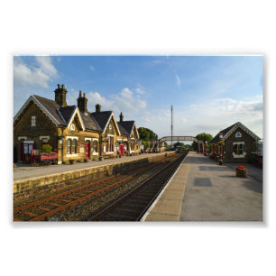 Historic Settle Railway Station, Yorkshire Photo Print