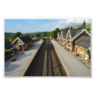 Historic Settle Railway Station, Yorkshire Photo Print